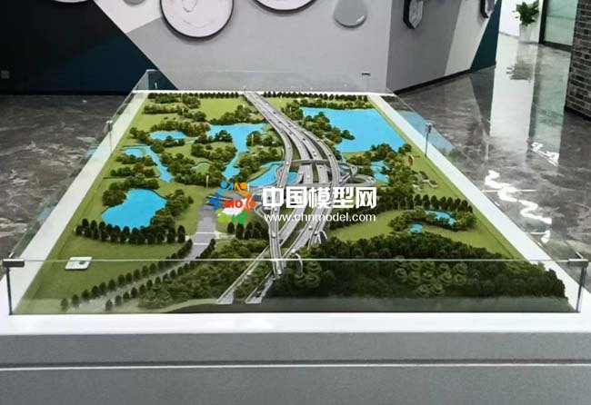 杭寧高速公路湖州市區(qū)聯(lián)絡(luò)線第TJ01標(biāo)段沙盤模型